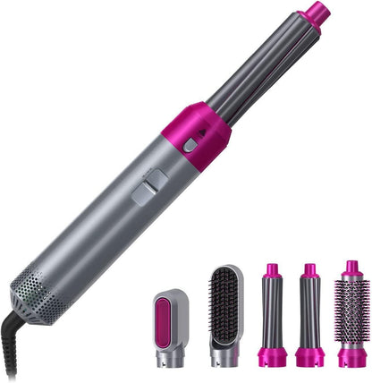Muti-Functional 5 in 1 Hot Air Brush Hair Dryer & Volumizer, 1000W Multifunctional Hair Styler Tool for Women