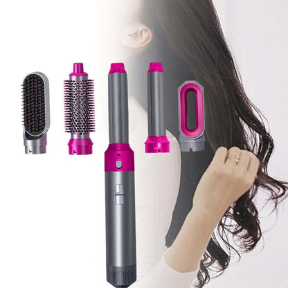 Muti-Functional 5 in 1 Hot Air Brush Hair Dryer & Volumizer, 1000W Multifunctional Hair Styler Tool for Women